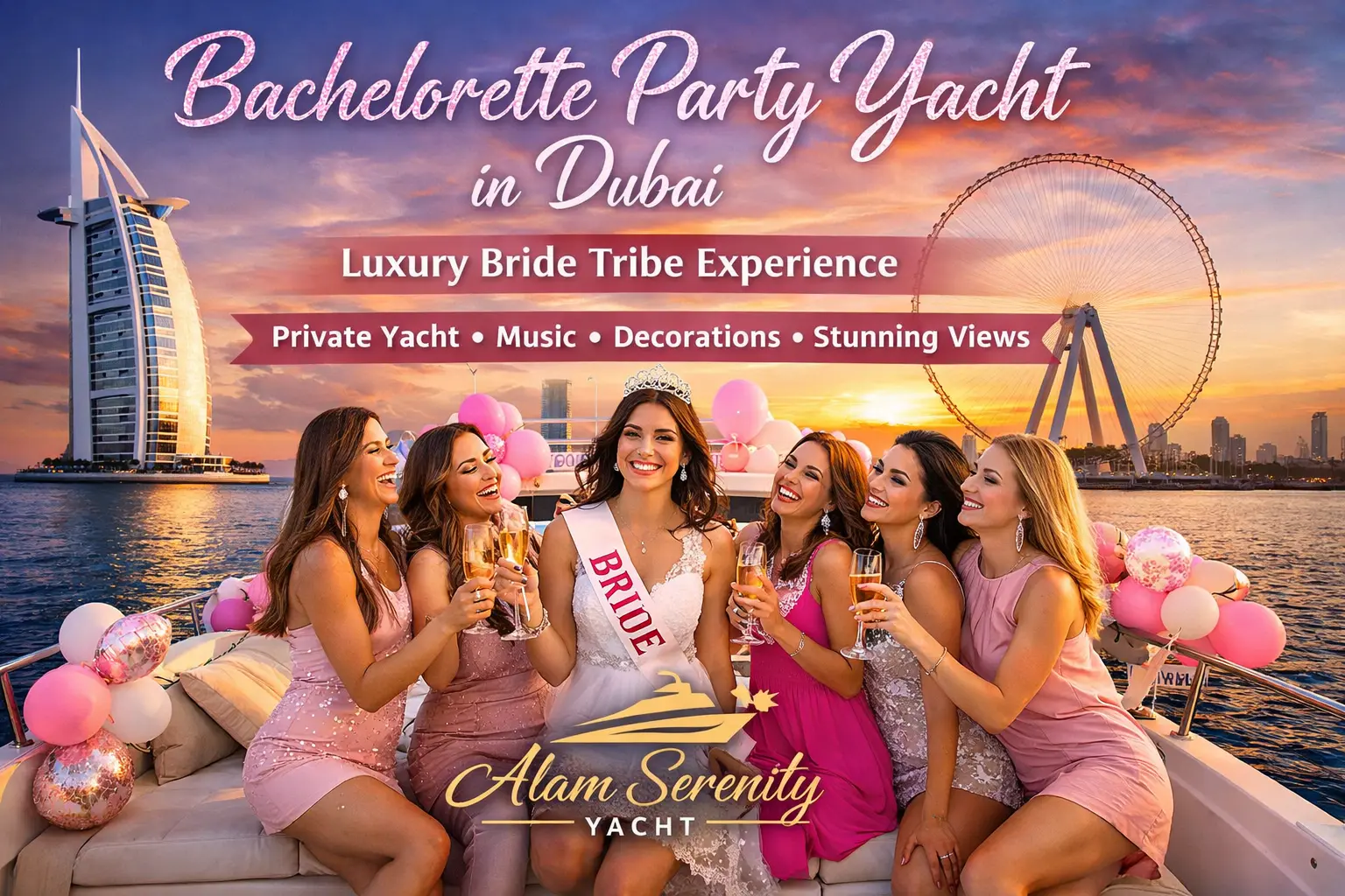 Bachelorette Party Yacht in Dubai